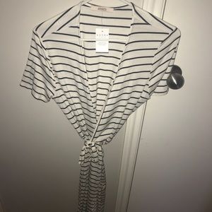 Bohme striped wrap dress